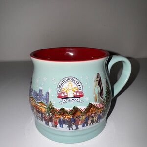 Christkindlmarket Chicago 2023 Souvenir Mug - Red and Blue Collector’s Item